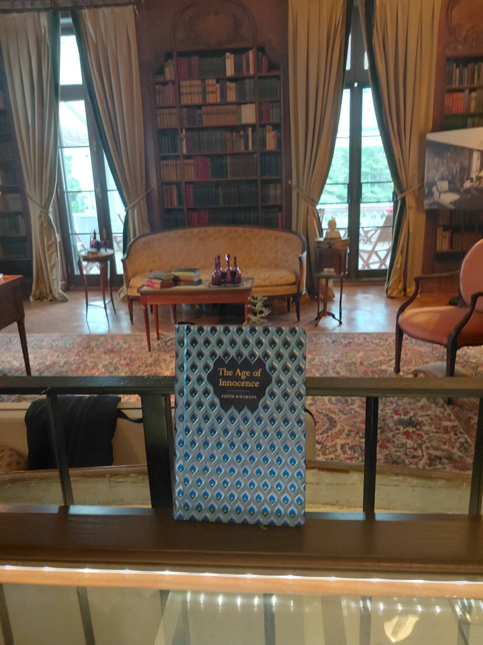 Interior at a literary historic home